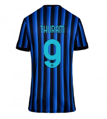 Inter Milan Marcus Thuram #9 Replica Home Stadium Shirt for Women 2025-26 Short Sleeve